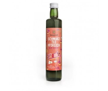 Sonnentor Bio Schwarztee - Pfirsich Sirup 500 ml 
